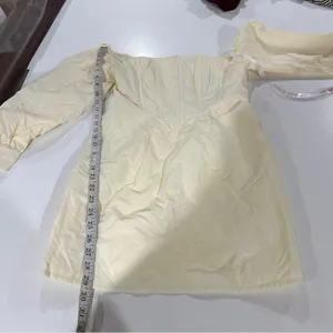 Kehlani x Missguided Off‎ White Cream Corset Detail Bardot Mini Dress Size 8 thumbnail 8