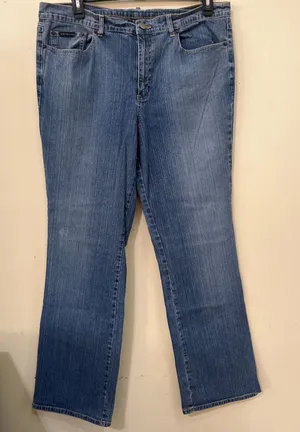 New York & Co Bootcut Denim Jeans Women’s 18 Tall Blue Rinsed Vintage thumbnail 1