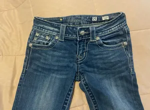 Miss Me Jeans Bootcut Bling Denim 25 thumbnail 1