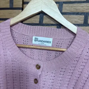 No‎ Boundaries Pink Top Size XL thumbnail 5