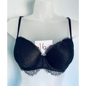 Victoria's Secret Bra Dream Angels Lined Demi 36B Black Lace Whimsigoth thumbnail 9