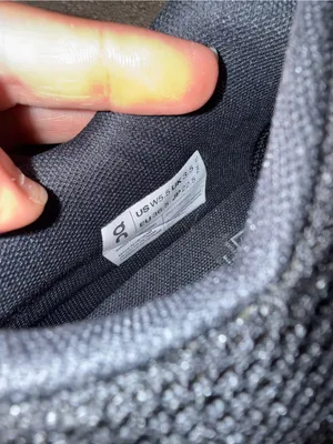 On Running The Roger Spin black sneakers with mint green detailing thumbnail 4
