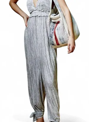 Free-people Women's Grey Jumpsuit thumbnail 1