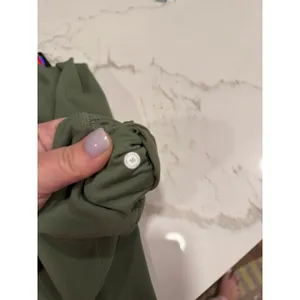 Lululemon Align High-Rise Pant 25" Green‎ Twill size 16 thumbnail 4