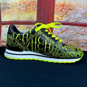 Michael Kors Neon Yellow and Black Trainers - size 9M thumbnail 2