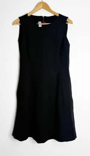 SPANX Sleeveless Fit & Flare Dress Black Size Large thumbnail 1
