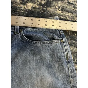 Vintage Faded Glory Jean Shorts Missy Size16 Blue Denim Cotton Grunge Y2K Rugged thumbnail 6