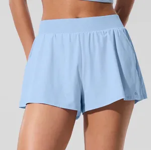 Alo Yoga Breezy Short Seashell Blue XS thumbnail 1