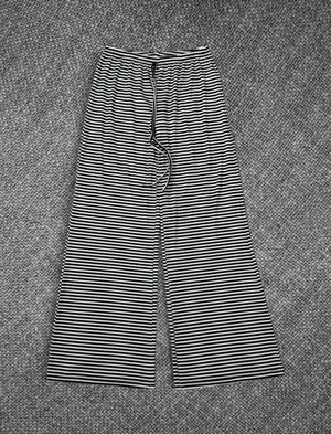 Black And White Striped Wide Leg Pants thumbnail 1