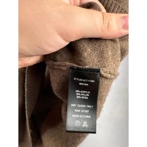 Women’s Astr The Label Large Brown Sleeveless Cowlneck Blouse thumbnail 5