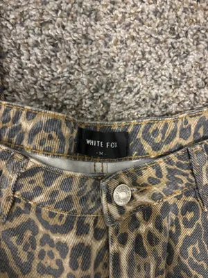 White Fox Cheetah Jeans thumbnail 3