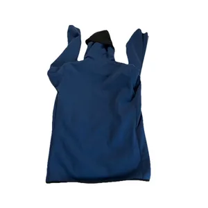 Uniqlo Womens Hooded Full Zip Jacket Size Small Blue Fleece Lined Pockets thumbnail 3