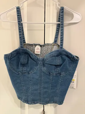 Walmart Denim Crop Top thumbnail 1