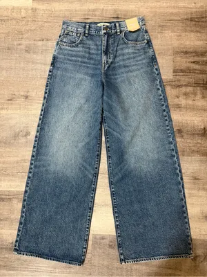 MADEWELL Superwide-Leg Jeans in Concho Wash thumbnail 3