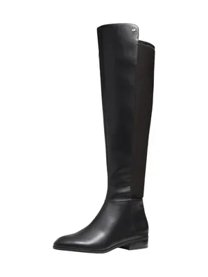 Michael Kors Bromley Flat Riding Boots 40T2BOFBEL Black 5.5M thumbnail 12