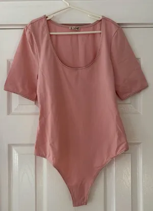 Pink Bodysuit‎ Intimately Free People Size XS New thumbnail 1