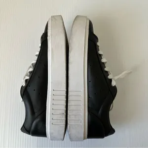 Adidas Womens Sleek Super EE4519 Black Platform Athletic Shoes, 7 thumbnail 7
