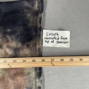 Johnny Cash T Shirt Size Large Grunge Emo Biker Goth Man in Black Tie Dye Tee thumbnail 7