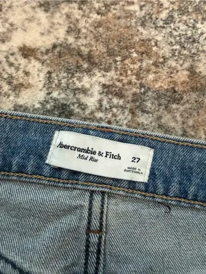 Abercrombie Mid Rise Mini Jean Skirt thumbnail 2