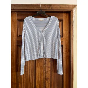 Z Supply Mara Stripe Cardigan Small thumbnail 2
