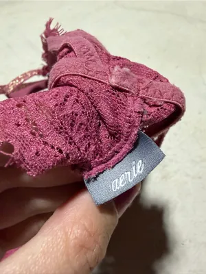Aerie Lace Bralette pink medium thumbnail 8