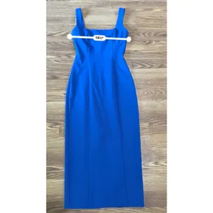 Elliatt Addilyn Bodycon Midi Dress Cobalt Blue Square Neck Chic size XS thumbnail 8