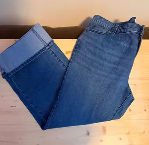 Cuffed jeans Blue Size 18 thumbnail 1
