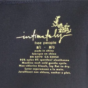 Free People Scoop Neck Crop Top Navy Sleeveless Cropped Brami M/L New thumbnail 5