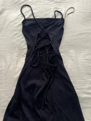 Urban Outfitters Black Strappy Mini Dress thumbnail 2