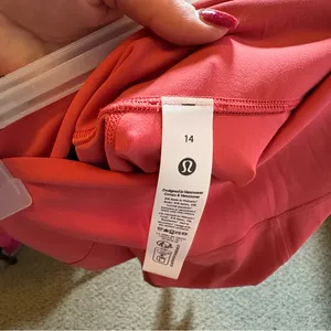 Lululemon Align HR Pant 28” size 14 NWT Sold Out Color: DTRE (Dessert Red). thumbnail 4