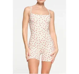 SKIMS Heart Print Fits Everybody Onesie XS thumbnail 7