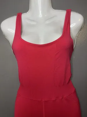 FP Movement Women XS/Small Red Sleeveless Scoop Neck Criss Cross Back Activewear thumbnail 1