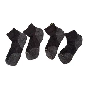 Smartwool PhD Ankle Socks Womens M Gray Excellent Merino Wool 2 Pair Lot thumbnail 2