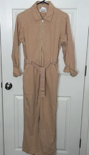 Reformation Ricky Boiler Jumpsuit dusty rose size 8 festival thumbnail 1