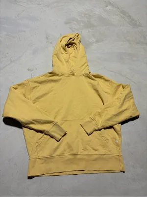 Weworewhat Yellow Hooded Sweatshirt cotton XS thumbnail 2