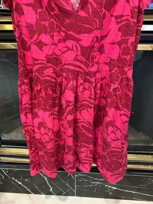 Evereve Anthropologie Floral Ruffle Sleeve Pink Mini Dress thumbnail 3
