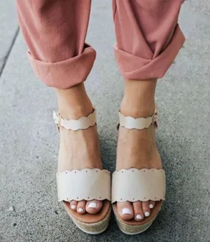 Nude Scalloped espadrille Tan Size 10 thumbnail 2