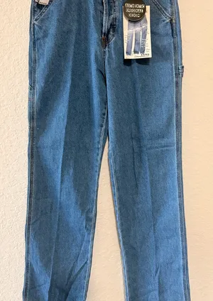 Carpenter 90’s boyfriend Classic Blue Denim Jeans thumbnail 1