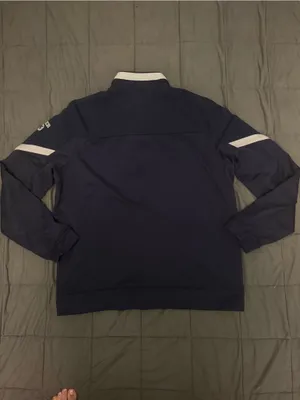 Navy blue Under Armour track jacket #athleisure name/number can be seam ripped thumbnail 2