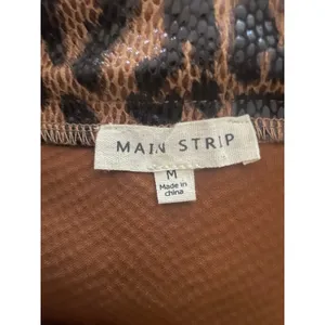 Main strip faux leopard skirt, Size M, $18, B53 thumbnail 3