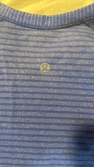 Long Sleeved Swiftly Tech Blue Stripped Size 6 thumbnail 4