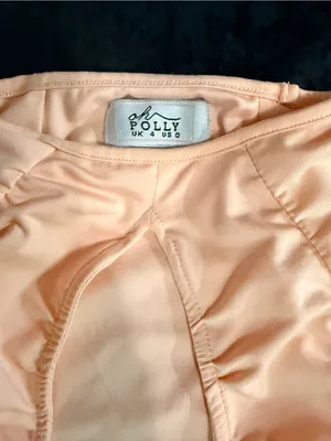Oh Polly Blush Pink Cut Out Crop Top thumbnail 2