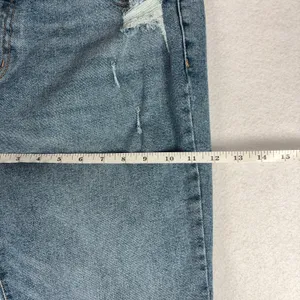 Lane Bryant Signature Fit Mid-Rise Flare Jean Women's 20S Blue Distressed Casual thumbnail 7