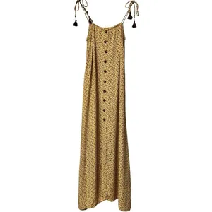 Faithfull the‎ Brand Raquel Yellow Floral Button Front Midi Dress 2 thumbnail 6