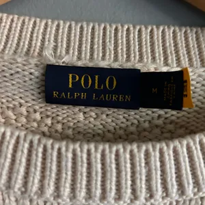 Polo Ralph Lauren Oversized Geometric-Motif Cropped Sweater | Size: M thumbnail 6