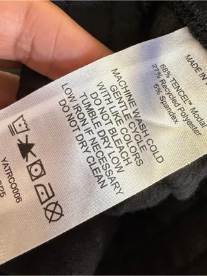 Quince SuperSoft Fleece Tencel Modal Jogger Sweatpants Black XL thumbnail 6