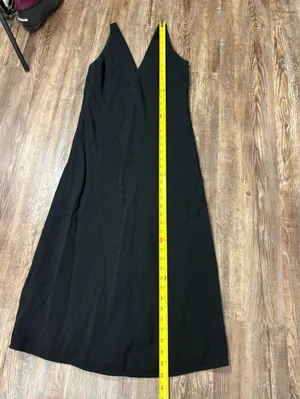 Everlane The City Stripe Black Midi Sleeveless Dress 0 Formal Elegant Classic thumbnail 7