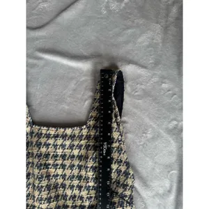BCBGMAXAZRIA Unbranded Houndstooth Pinafore Dress SIZE M thumbnail 7