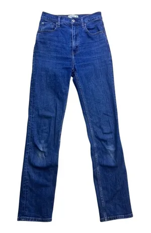 Abercrombie & Fitch Ankle Straight Jeans Women 26 Blue Excellent Ultra High Rise thumbnail 1