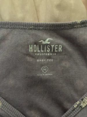 Hollister Purple Long Sleeve Floral Top thumbnail 3